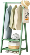 Heavy Duty Bamboo Clothing Rack with Coat Stand & Shoe nizer - 2-Tier Wardrobe Stora for Hanging Clothes, Stylish and Garment nizer for Home or Retail Use