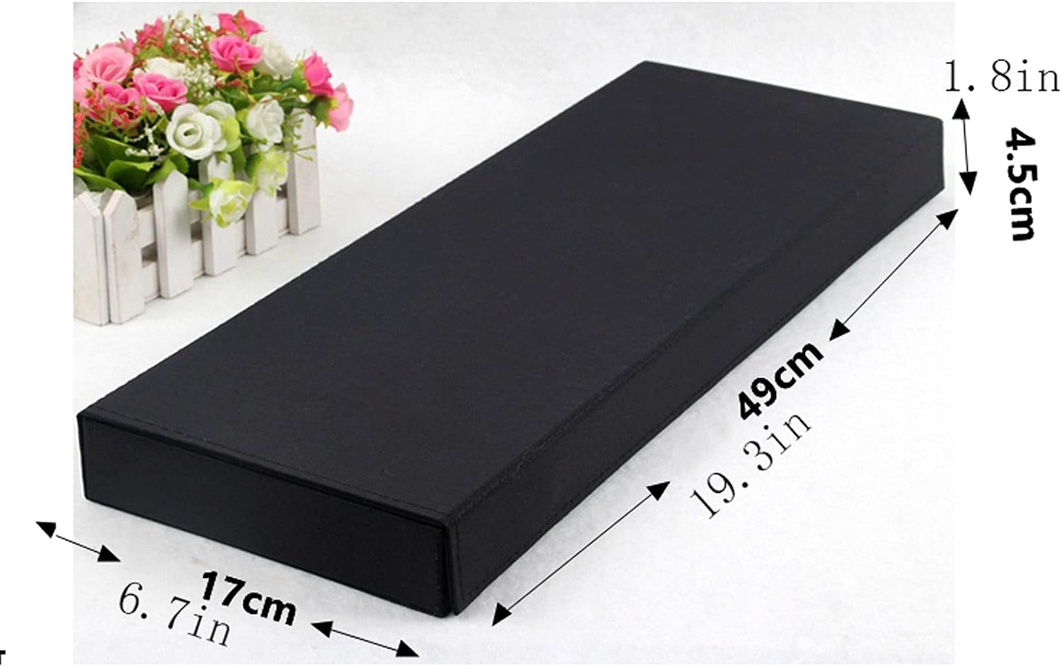 Eyeglass Displays Eyeglasses Organizer Case 9 Slots - Black Glasses Storage Box Eyewear Tray Holder Display Box with Lid, Suitable for Small Glasses Display Risers