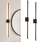 Wall Sconces Set of Two, 40 Inch Dimmable LED Wall Sconce Modern Black Sconces Set of 2 for Bathroom, Living Room, Bedroom, Hardwired 3000K (2 Pack)
