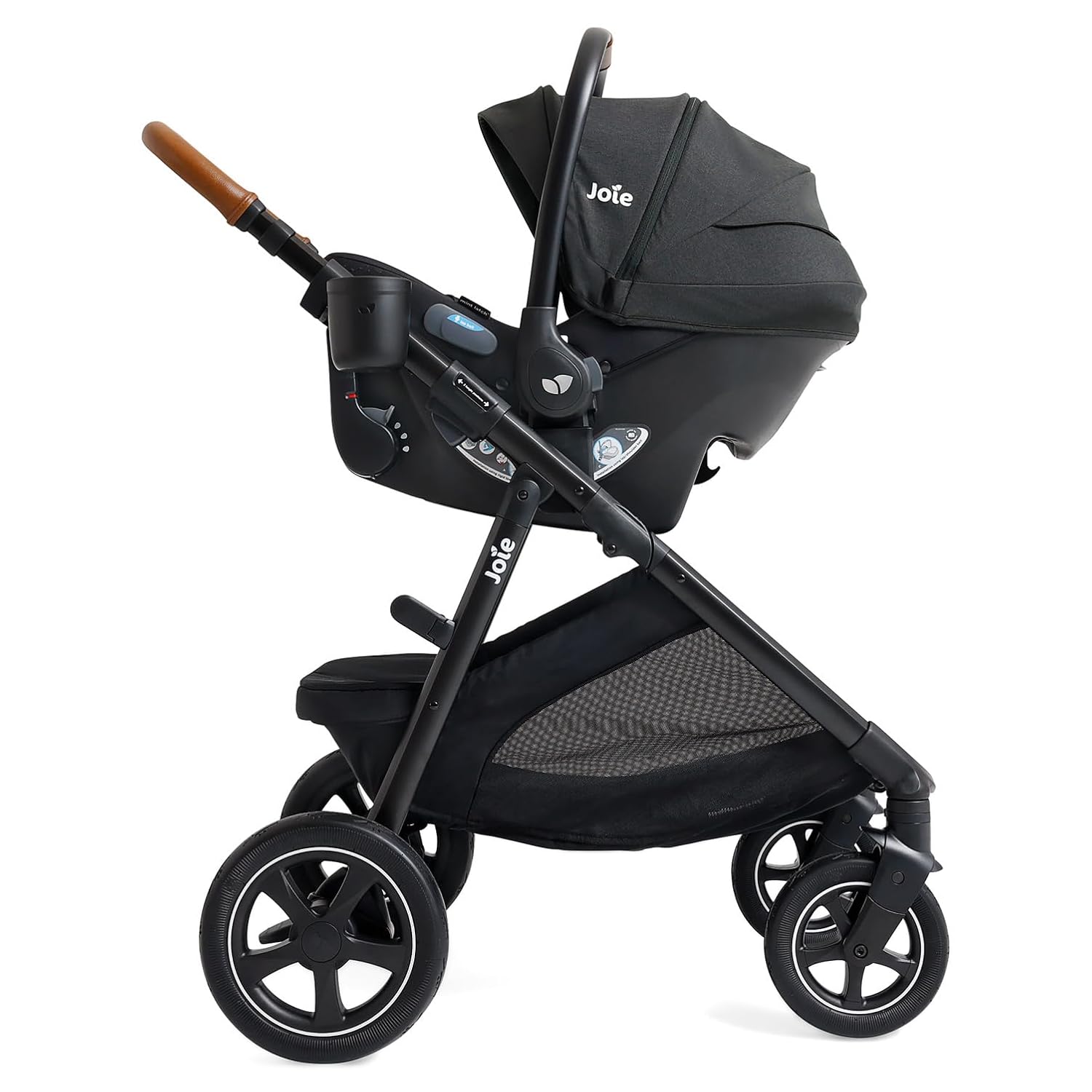 Joie Baby, Ginger DLX Stroller and Mint Latch Car Seat, Travel System (Shale)