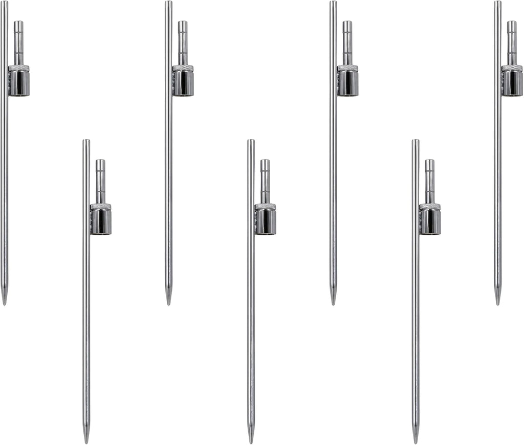 DreamController 19.5-inch Ground Stake - Stainless Steel Spike with Sleeve Bearing Compatible with Flutter Banner Flag Poles (0.65' Inner Diameter) – Stake Only