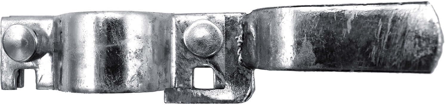 1-3/8' x 1-5/8' Galvanized Chain Link Fork Latch for Gates with Padlock Hole - Case of 25