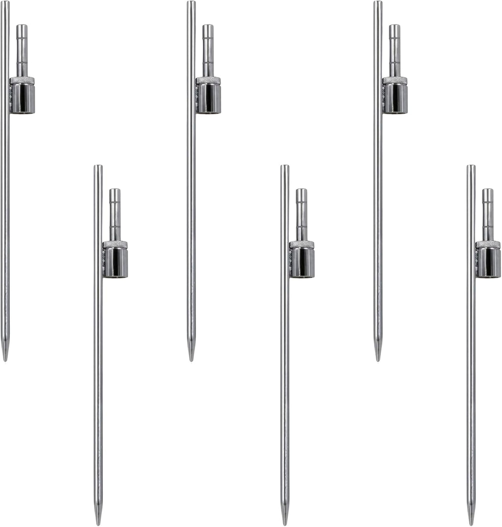 DreamController 19.5-inch Ground Stake - Stainless Steel Spike with Sleeve Bearing Compatible with Flutter Banner Flag Poles (0.65' Inner Diameter) – Stake Only
