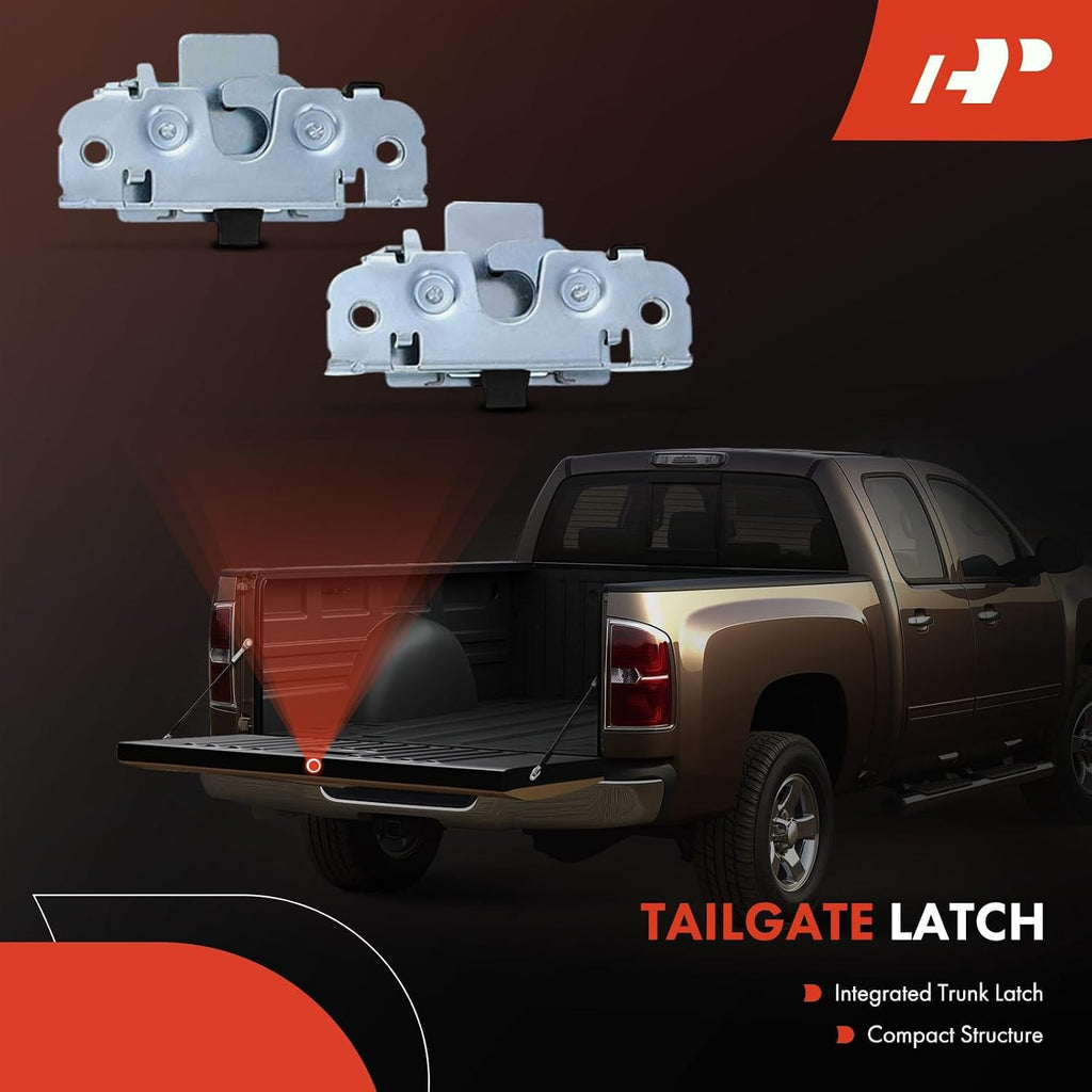 A-Premium Tailgate Rebuild Kit Compatible with Ram 1500/2500/3500 2011-2012 & Dodge Ram 1500 2009-2010, Ram 2500 3500 2010, Rear Tailgate Parts Metal Handle Bezel Latch Cable Bolts (Pack of 30)