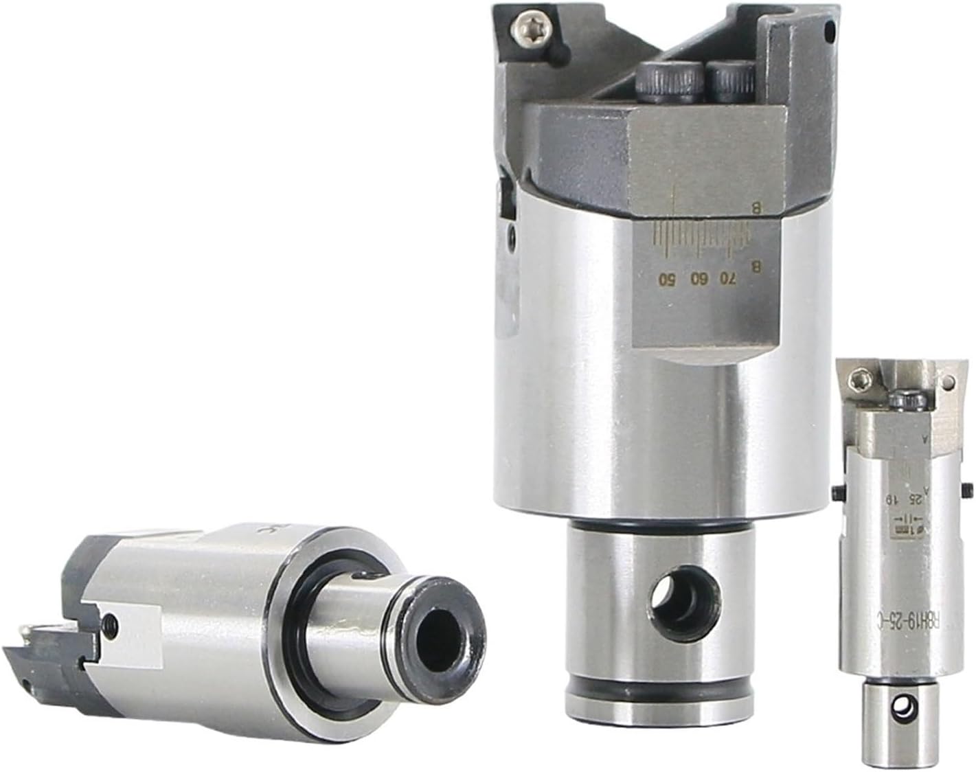 Double Edged Boring Tool 1pcs RBH Double-Edged CNC Adjustable BT30 BT40 SK40 Tool Holder Boring Bar Cutter Handle LBK Rough Head(RBH68-92)