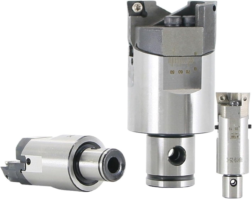 Double Edged Boring Tool 1pcs RBH Double-Edged CNC Adjustable BT30 BT40 SK40 Tool Holder Boring Bar Cutter Handle LBK Rough Head(RBH40-55)