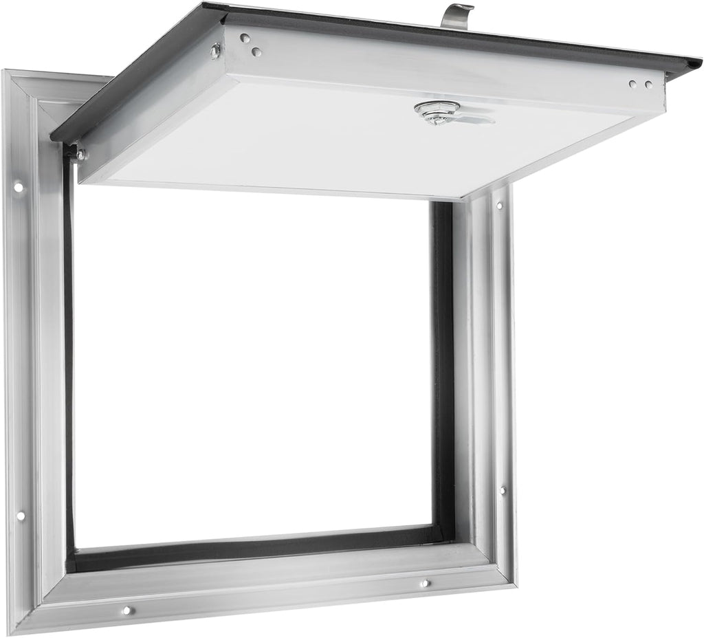 RecPro Square RV Baggage Door | Compartment Storage | RV Storage | Trailer Storage | Camper Storage (13' W x 13' H) | Made in America