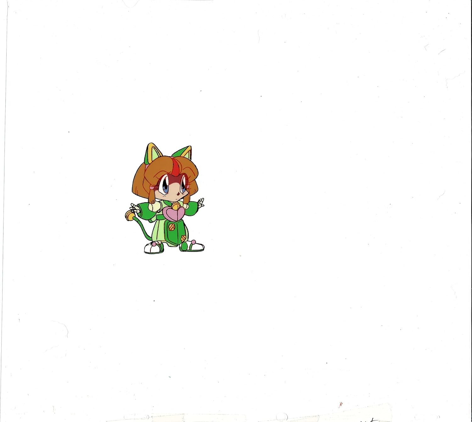 Samurai Pizza Cats Francine Pan Cartoon Production Animation Cel and Drawing Saban 1990s 25