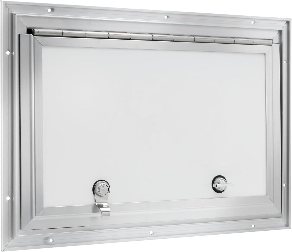 RecPro Square RV Baggage Door | Compartment Storage | RV Storage | Trailer Storage | Camper Storage (18' W x 12' H) | Made in America