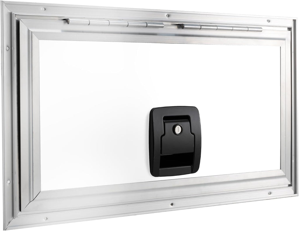 RecPro Square RV Baggage Door | Compartment Storage | RV Storage | Trailer Storage | Camper Storage (24' W x 12' H) | Made in America
