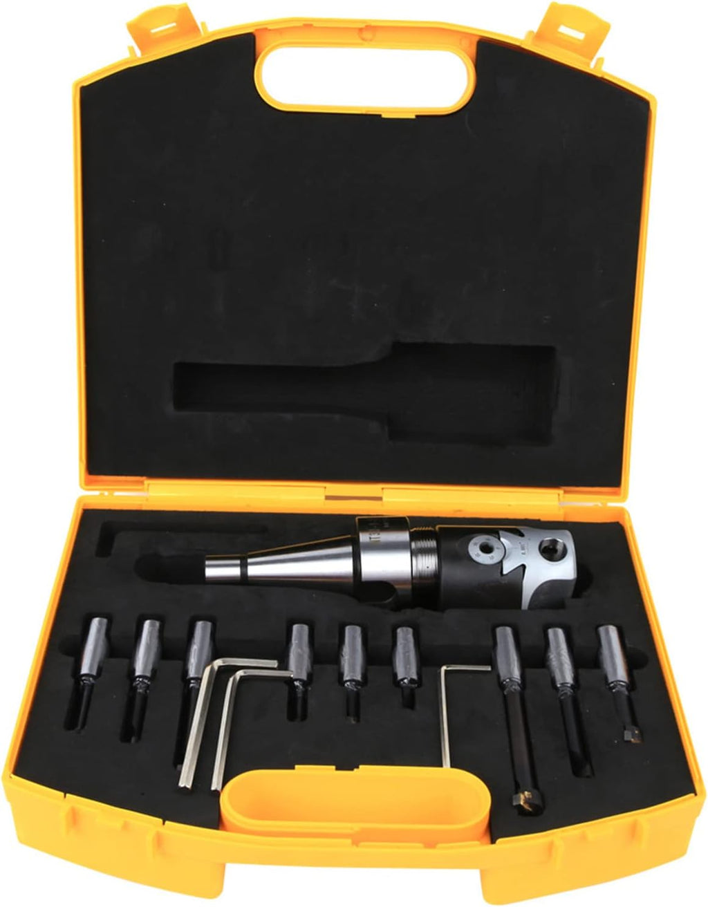 NT30 9-Piece Carbon Steel Boring Cutter Set with Head and Bar for Machining