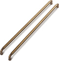 Goo-Ki 6 Pack 12-3/5 Inch （320mm） Hole Center Cabinet Pulls Antique Brass Zinc Alloy Kitchen Drawer Pulls Drawer Handles 13.05 Inch Length 2201-GT-320