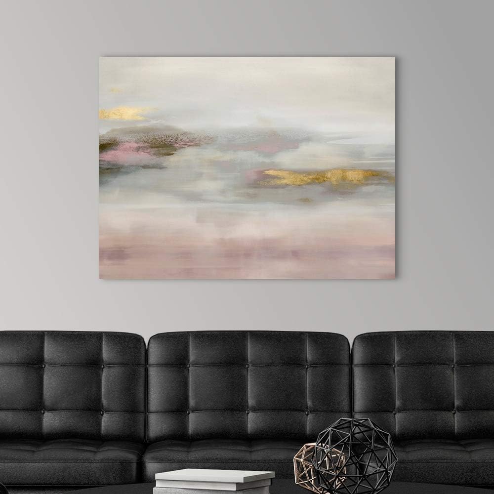 CANVAS ON DEMAND Suspend in Blush Canvas Wall Art Print by Rachel Springer, Abstract, Contemporary, Home Decor, Artwork, 40'x30' Modern Artwork, 40'x30'