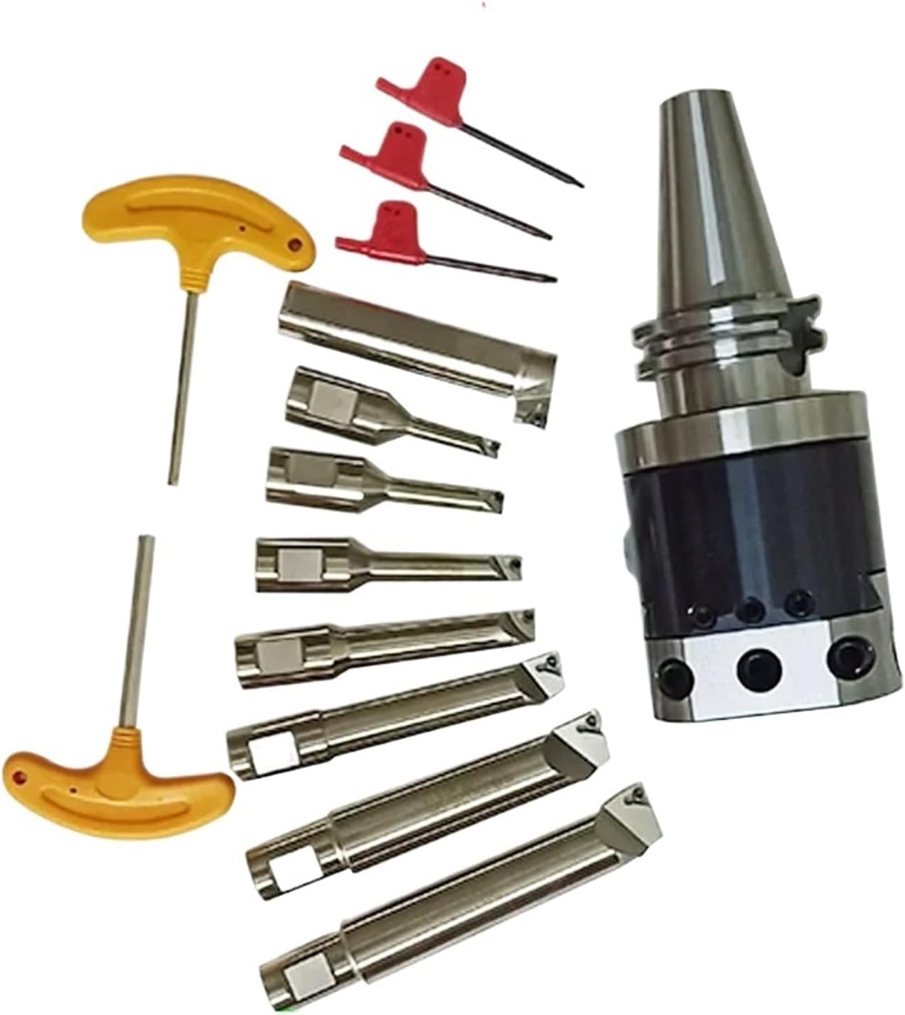 Boring-Tool-Suit NBH2084 fine Boring Head BT40 Tool Handle + 8pcs 20mm Boring Bar Boring rang 8-280mm