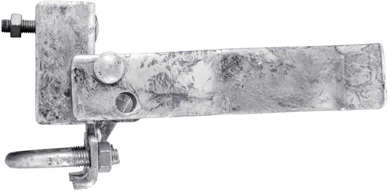 Commercial Single GATE Strong Arm Latch for 4' Fence Post - and 1-5/8' Thru 2' Chain Link or Round Pipe Gate Frames - CASE Qty 2