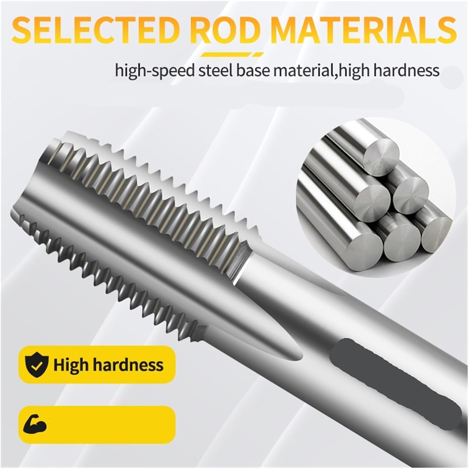 Pipe Tap Set Pipe Taps TIN Coating Straight Fluted Tap PS PF G BSP RP 1/16 1/8 1/4 3/8 Machine Screw Thread(Color 1,BSP1-11 L-95)