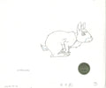 Watership Down 1978 Production Animation Cel Drawing of Bigwig with Linda Jones Seal and Certificate of Authenticity 012-030