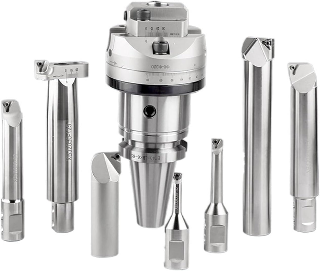 Boring 8-320mm 0.005 NBH2084 Boring Head Boring Head BT40-NBH2084X with 7Ppcs XBJ Boring Bars Boring Tools