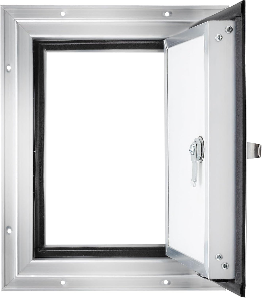 RecPro Square RV Baggage Door | Compartment Storage | RV Storage | Trailer Storage | Camper Storage (9' W x 12' H) | Made in America