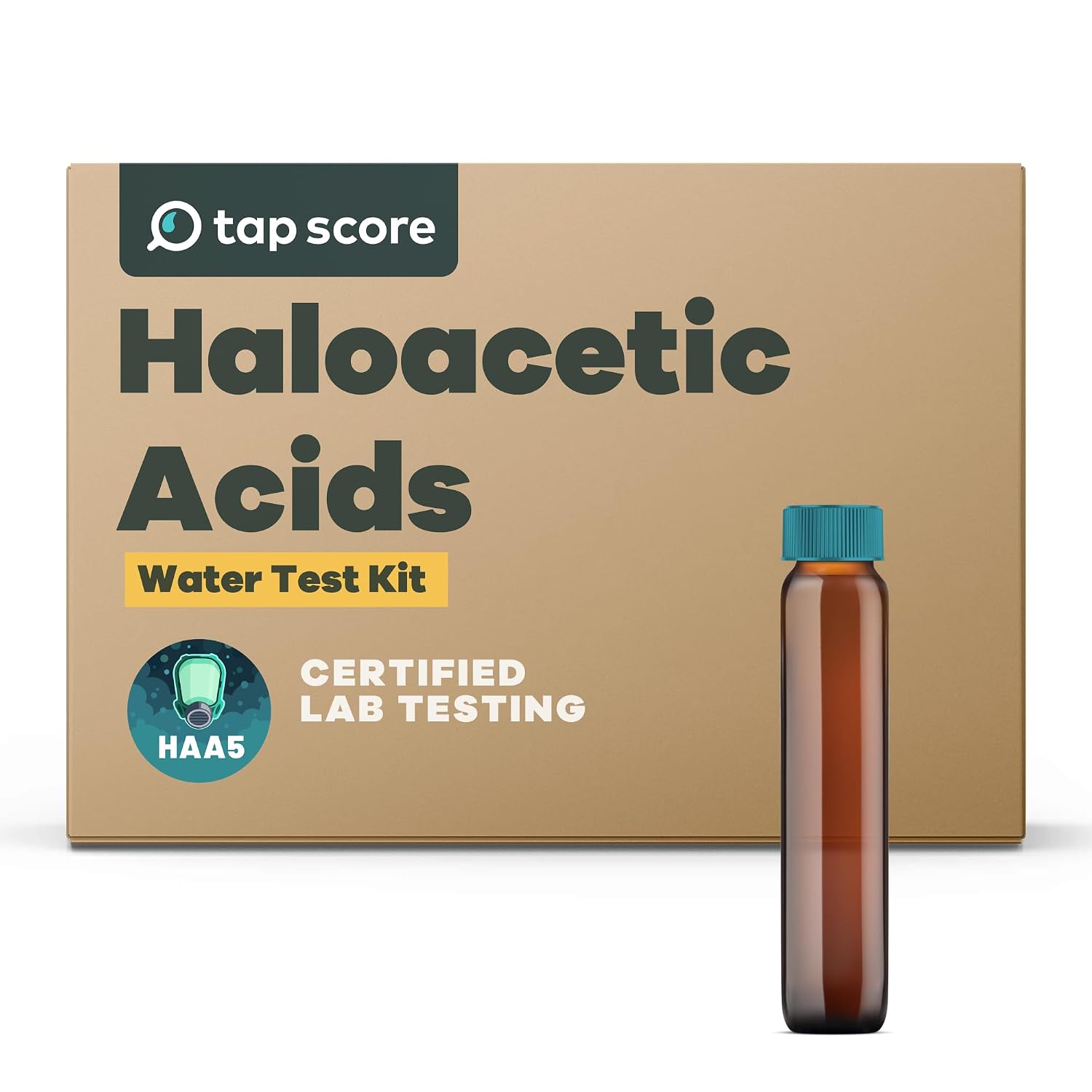 Tap Score Haloacetic Acids in Water Test Kit | Specialized EPA Certified Drinking Water Labs | #1 Best Home Water Test 2021-24 NYT Wirecutter | 100% Unbiased