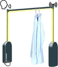 60' Electric Lifting Closet Rod,66lb Load Capacity,Stainless Steel Customized 23.6-60in Width Wardrobe Lift Organizer for Hanging Clothes,Touch Switch Clothes Lifting Rack for Closet System