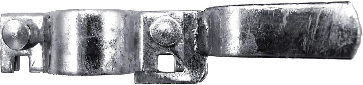 1-3/8' x 2-3/8' Chain Link Fence Gate Fork Latch - Galvanized - with Hole for Padlock - CASE Qty 25