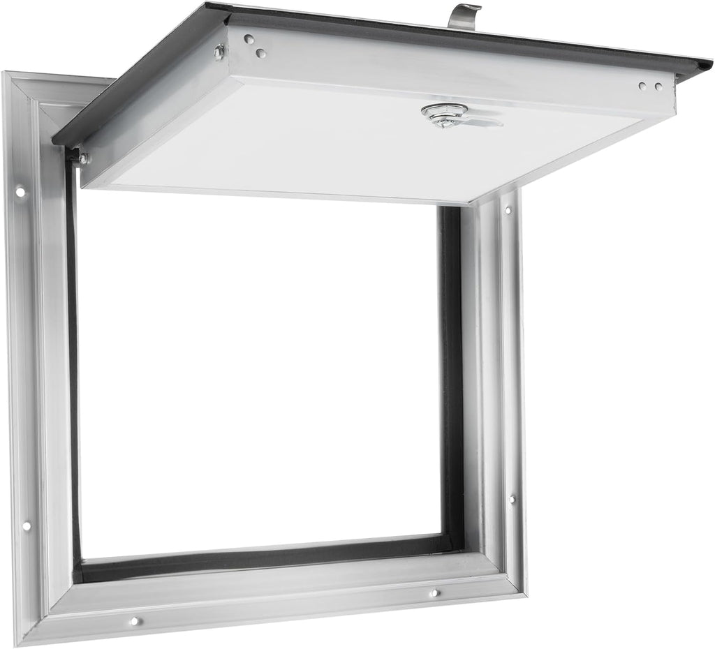 RecPro Square RV Baggage Door | Compartment Storage | RV Storage | Trailer Storage | Camper Storage (12' W x 12' H) | Made in America