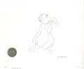 Watership Down 1978 Production Animation Cel Drawing of Cowslip with Linda Jones Seal and Certificate of Authenticity 010-019