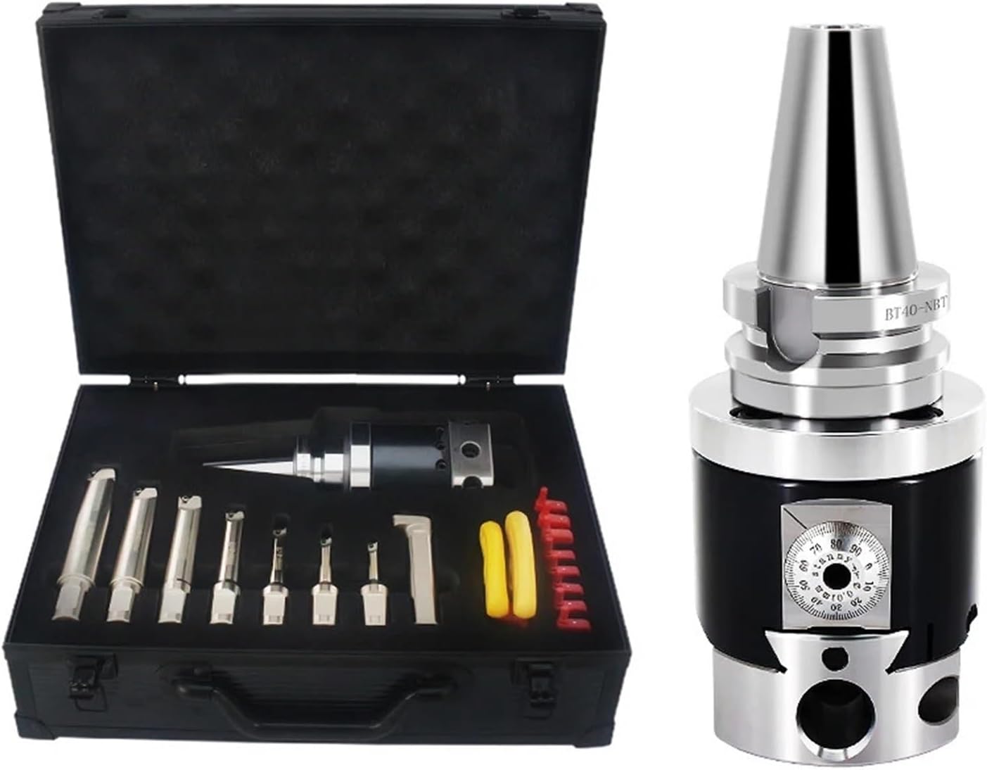 Boring Head Boring Tool Suit NBH2084 Set Boring Head NBH BT30 BT40 BT50 NT30 NT40 NT50 R8 Boring Bar Boring Tool Set NBH2084(NT40 Tool Holder)