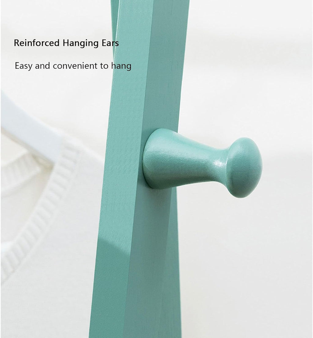 3 In 1 Bamboo Coat Stand Hanging Clothes Rail Shoe Storage Shelves Garment Rack Foldable Freestanding Clothes Hat Hanger Stand For Entryway Bedroom Hallway,Woodcolor,106 * 40 * 160cm