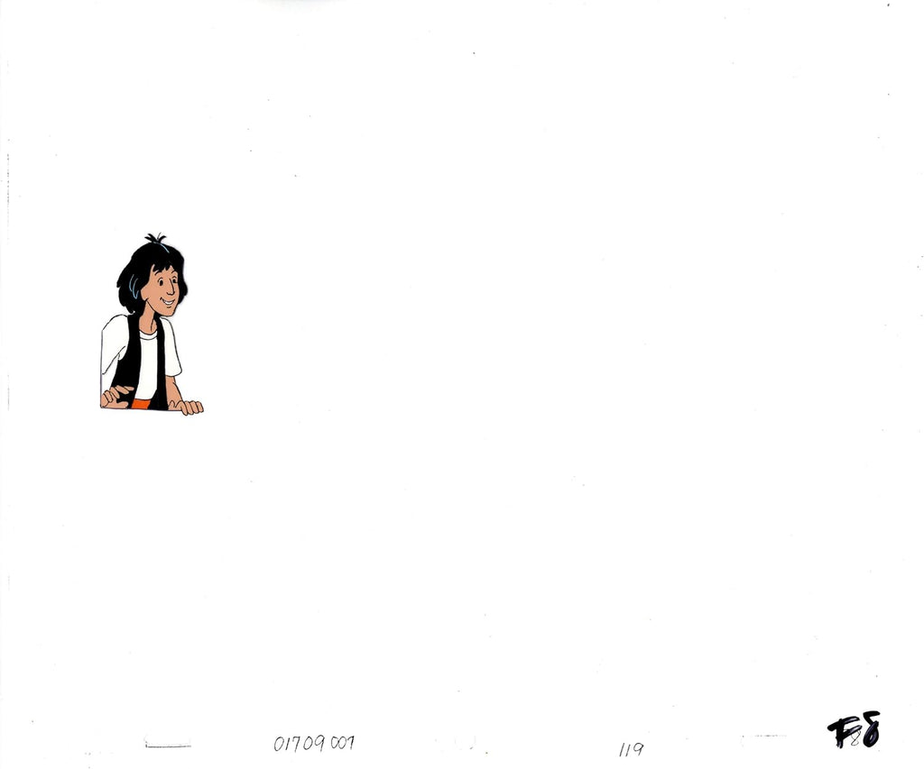 Bill and Teds Excellent Adventures Keanu Animation Cel Hanna Barbera 1990 8m