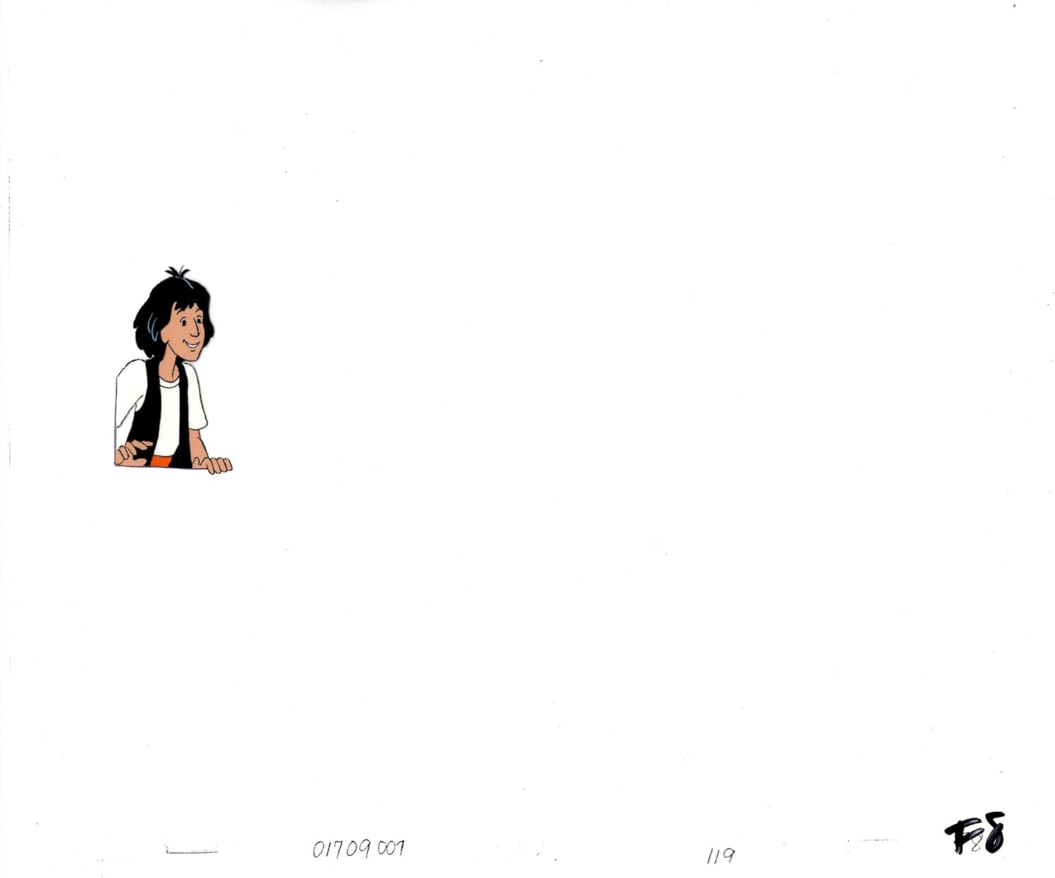 Bill and Teds Excellent Adventures Keanu Animation Cel Hanna Barbera 1990 8m