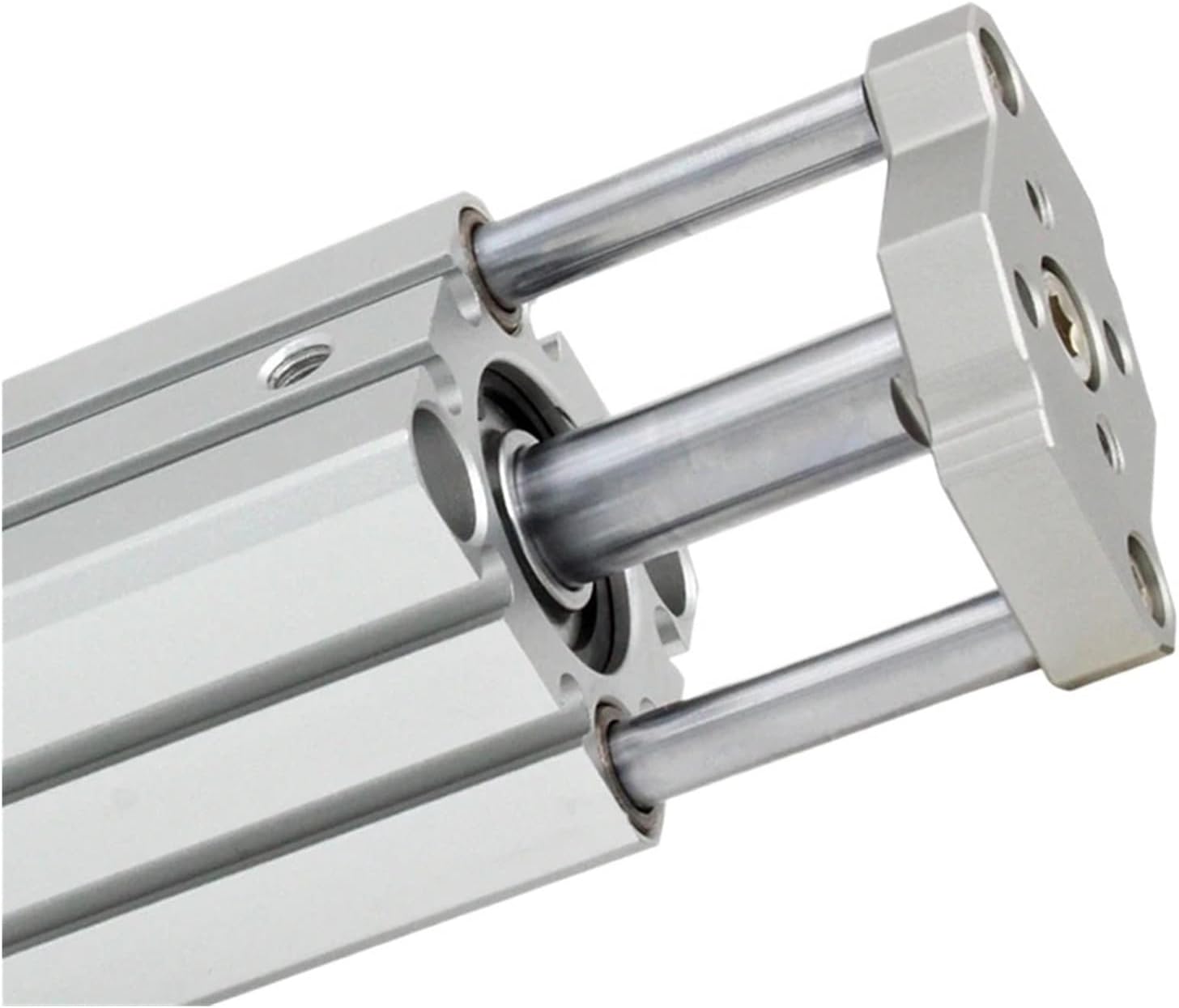 Air Cylinder Bore 63mm Guide Rod Type Compact Cylinder 5 10 15 20 25 30 35 40 45 50 75 100mm(5mm)