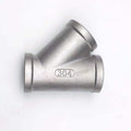 Hose Adapter,Tap Connector,1/4'' - 2'' BSP Female Thread 304 Stainless Steel Equal 45 Degree Y Type DN8 - DN50 Water Pipe Fitting SS304 Joint Connector-2'(2)