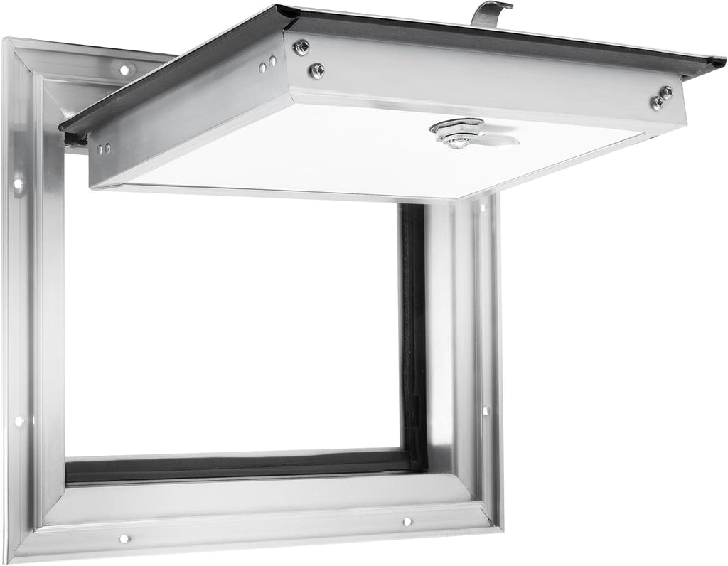 RecPro Square RV Baggage Door | Compartment Storage | RV Storage | Trailer Storage | Camper Storage (12' W x 9' H) | Made in America