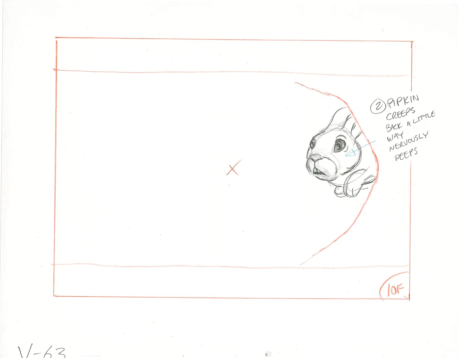 Watership Down 1978 Production Animation Cel Drawing with Linda Jones Enterprise Certificate of Authenticity 028-29