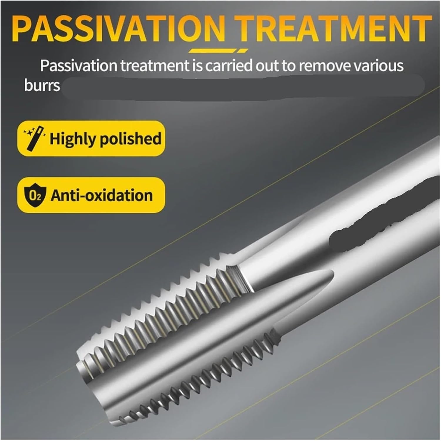 Pipe Tap Set Pipe Taps TIN Coating Straight Fluted Tap PS PF G BSP RP 1/16 1/8 1/4 3/8 Machine Screw Thread(Color 1,BSP1-11 L-95)