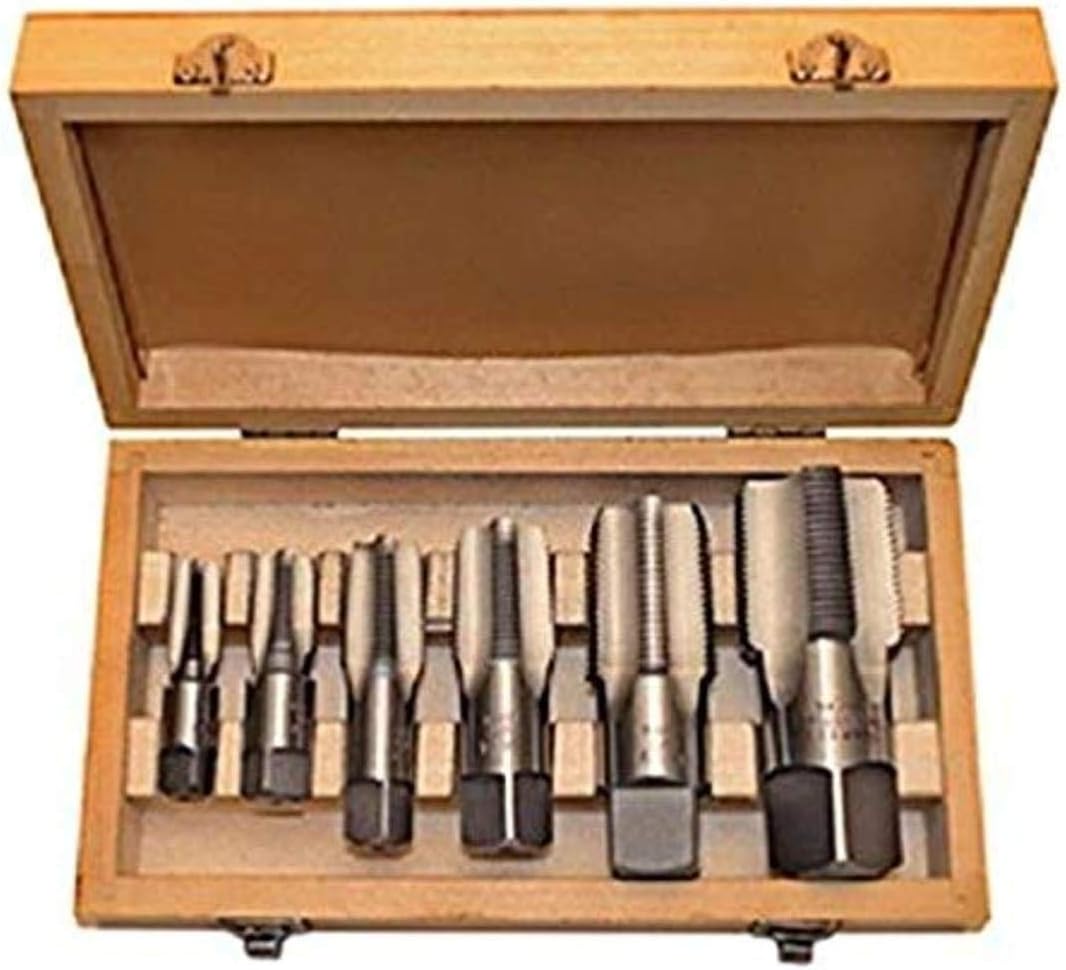 Alfa Tools TDS66006NPT 6 Pc Carbon Steel Npt Pipe Tap Set,