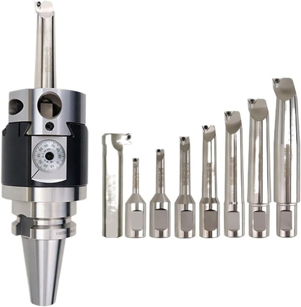 NBH2084 Head Boring Tool Suit Boring Head NBH BT30 BT40 BT50 NT30 NT40 NT50 R8 Tool Handle Boring Bar Boring Tool Set(NT30-NBH2084-8PCS)