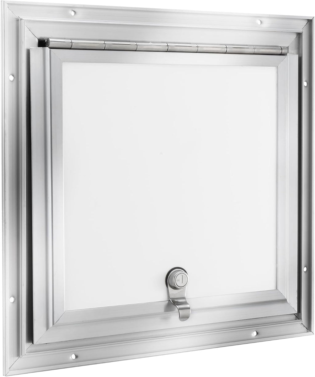 RecPro Square RV Baggage Door | Compartment Storage | RV Storage | Trailer Storage | Camper Storage (13' W x 13' H) | Made in America