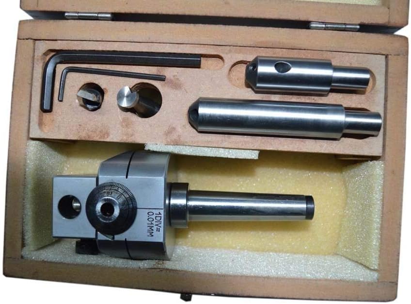 BORING HEAD 62 MM WITH MT3 SHANK + 9 PCS CARBIDE BRAZED BORING BARS - NEW SET