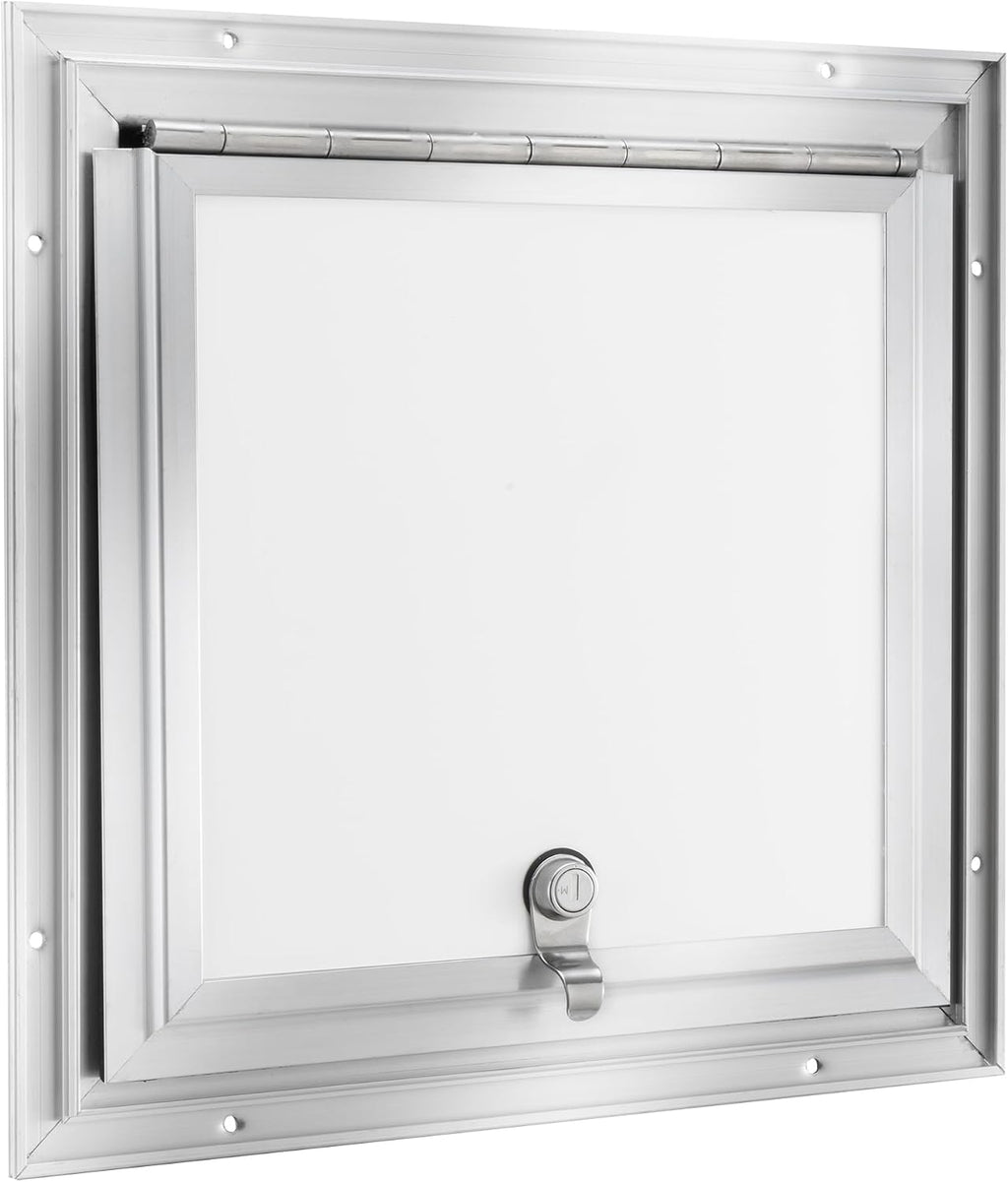RecPro Square RV Baggage Door | Compartment Storage | RV Storage | Trailer Storage | Camper Storage (12' W x 12' H) | Made in America