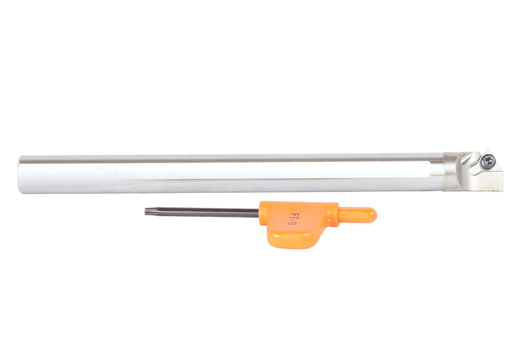 WIDIA WIDIA Circle QSRI500660R QSRI Small Hole Boring Bar for Turning, 30° Angle, Steel, Reverse/Back Chamfer Bar, 0.5' Diameter, Right, 6' Length