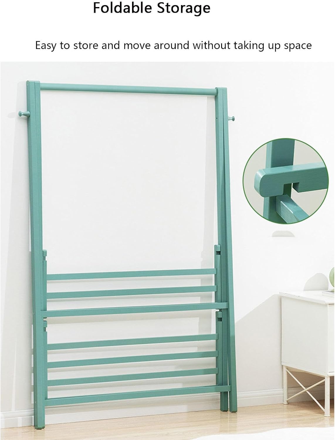 3 In 1 Bamboo Coat Stand Hanging Clothes Rail Shoe Storage Shelves Garment Rack Foldable Freestanding Clothes Hat Hanger Stand For Entryway Bedroom Hallway,Woodcolor,106 * 40 * 160cm