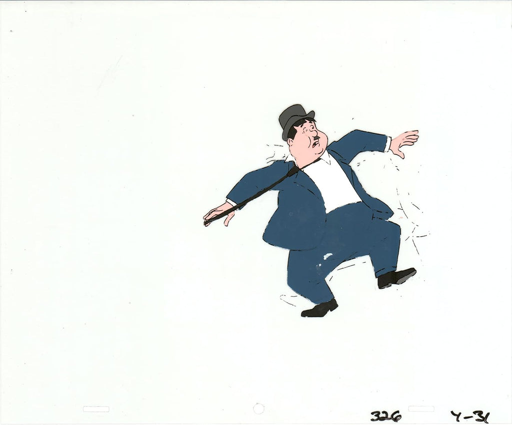 SCOOBY DOO 1972 Oliver Hardy Production Animation Cel from Hanna Barbera 256