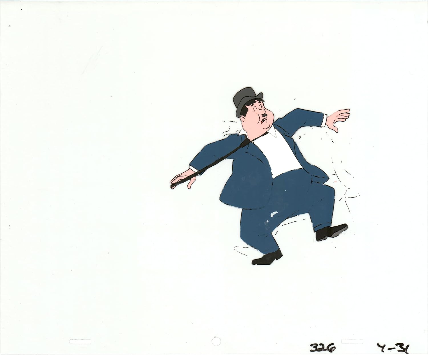 SCOOBY DOO 1972 Oliver Hardy Production Animation Cel from Hanna Barbera 256