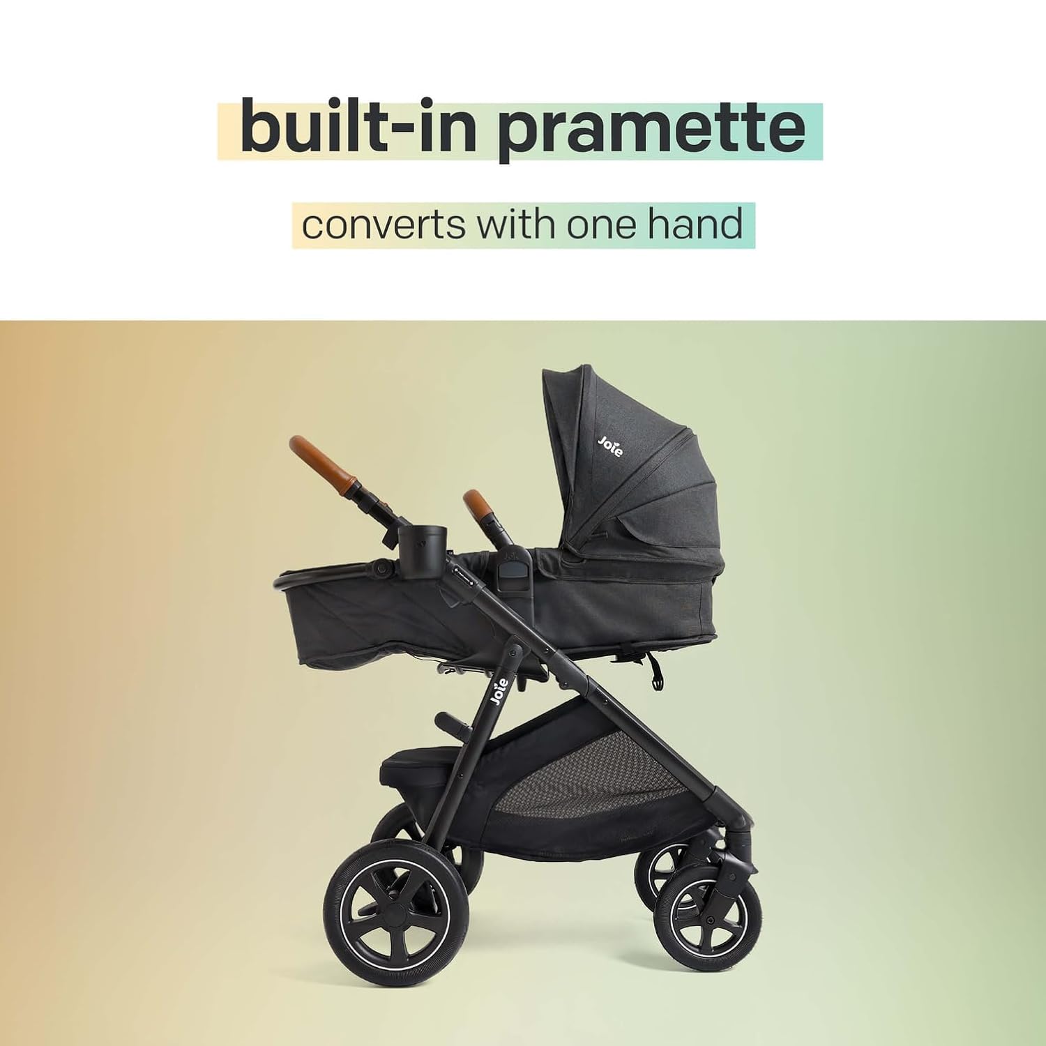 Joie Baby, Ginger DLX Stroller and Mint Latch Car Seat, Travel System (Dove)