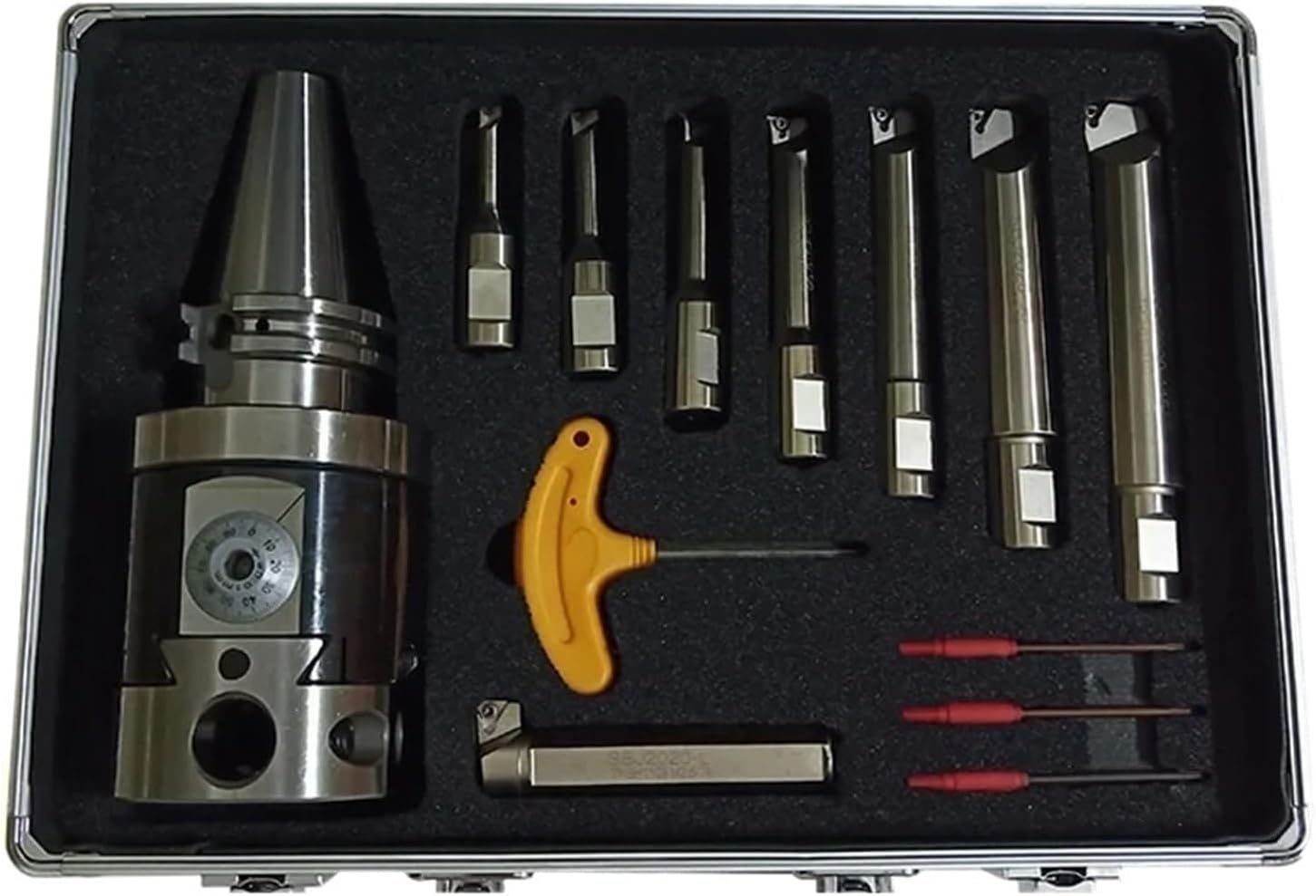 Boring-Tool-Suit NBH2084 fine Boring Head BT40 Tool Handle + 8pcs 20mm Boring Bar Boring rang 8-280mm