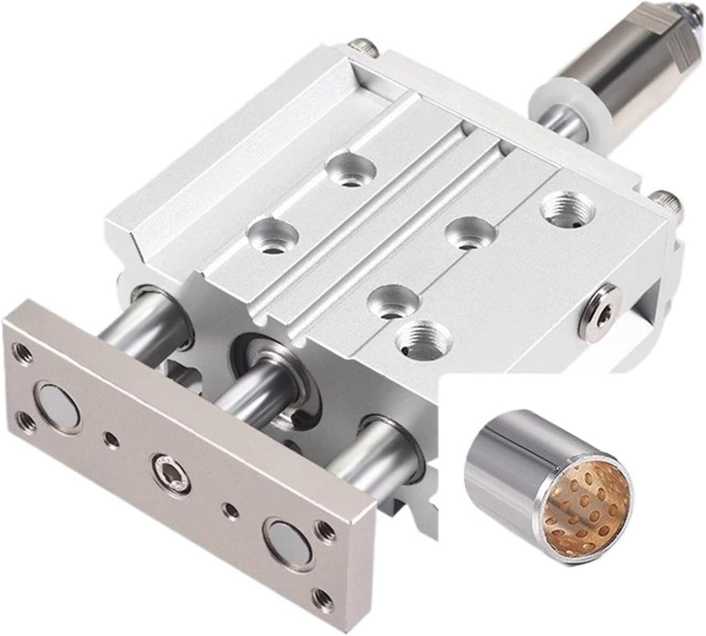 Pneumatic Cylinder Adjustable Stroke Type Three Bar Three-axis with Magnet MGPM12/16/20/25/32/40/50 Stroke 20-200mm(Stroke 50-30mm,Bore 50mm)