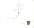 Watership Down 1978 Production Animation Cel Drawing of Woundwort with Linda Jones Seal and Certificate of Authenticity 012-008